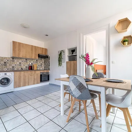Le Beaumont - Barbieux - 3 Lits - Wifi - Parking - Terrasse Prive Apartment Roubaix