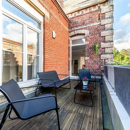 Le Beaumont - Barbieux - 3 Lits - Wifi - Parking - Terrasse Prive Apartment Roubaix