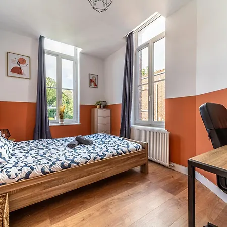 Le Beaumont - Barbieux - 3 Lits - Wifi - Parking - Terrasse Prive Roubaix