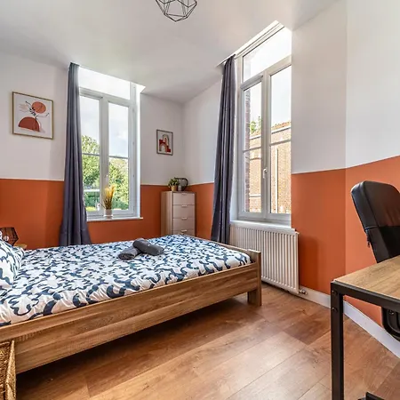 Le Beaumont - Barbieux - 3 Lits - Wifi - Parking - Terrasse Prive Roubaix
